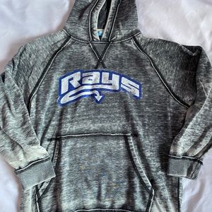 distressed look stingrays hoodie